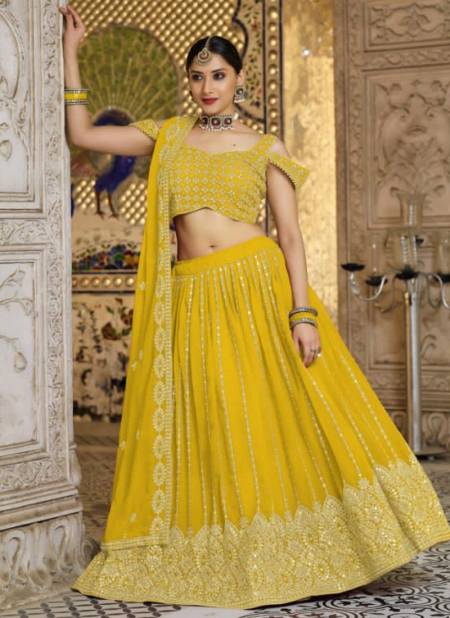 Yellow Colour SENHORA SAHELI 26 Heavy New Designer Stylish Party Wear Lehenga Latest Collection 2031
